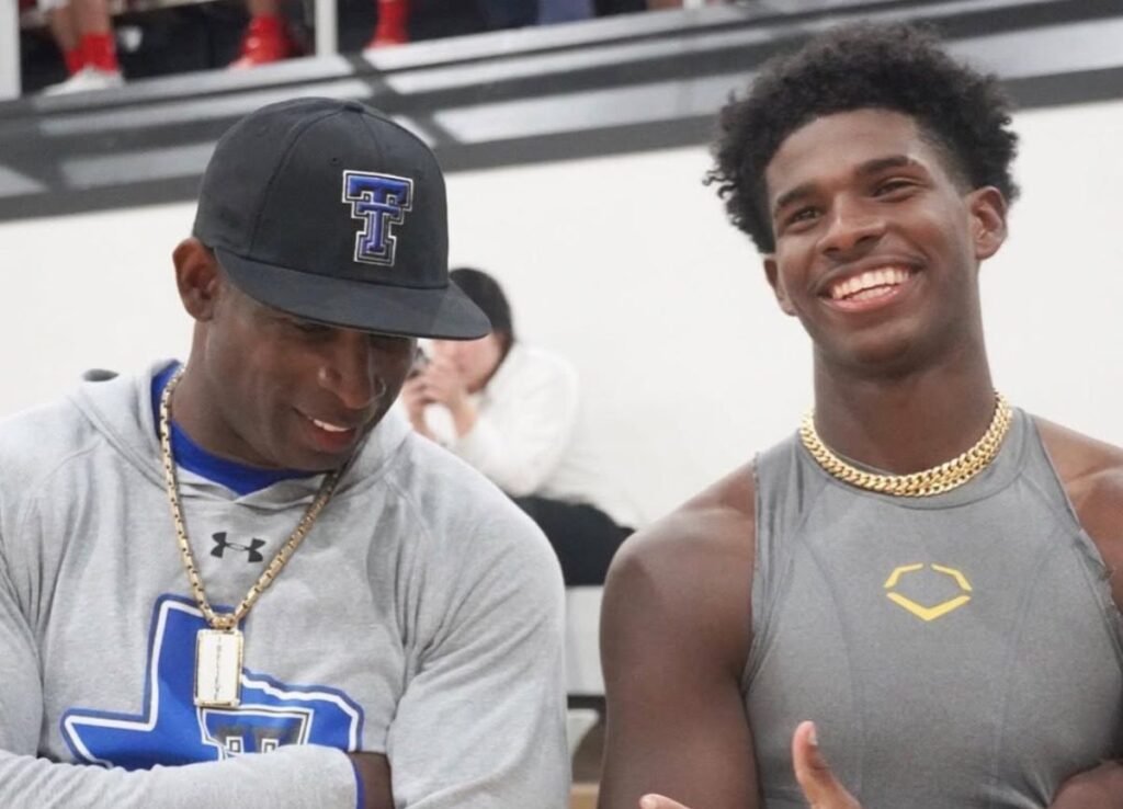 Shedeur Sanders and Deion Sanders are a father-son duo.