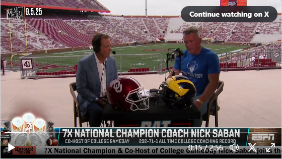 Nick Saban's Advice 